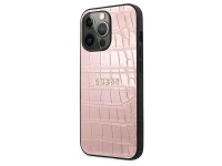 Guess Croco Strap Collection iPhone 13 Pro / 13 6.1" Case - Pink Guess Croco Strap Collection iPhone 13 Pro / 13 6.1" Case - Pink