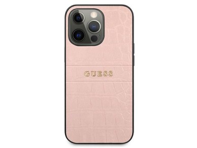Capa Guess Croco Strap Collection para iPhone 13 Pro / 13 6.1" - Rosa Capa Guess Croco Strap Collection para iPhone 13 Pro / 13 6.1" - Rosa