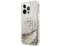 Capa Guess 4G Big Liquid Glitter para iPhone 13 Pro Max 6.7" - dourada Capa Guess 4G Big Liquid Glitter para iPhone 13 Pro Max 6.7" - dourada