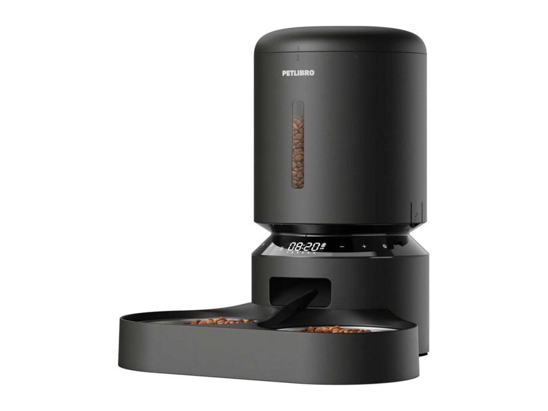 PETLIBRO Granary 5L Pet Food Dispenser with Double Bowl (Black)