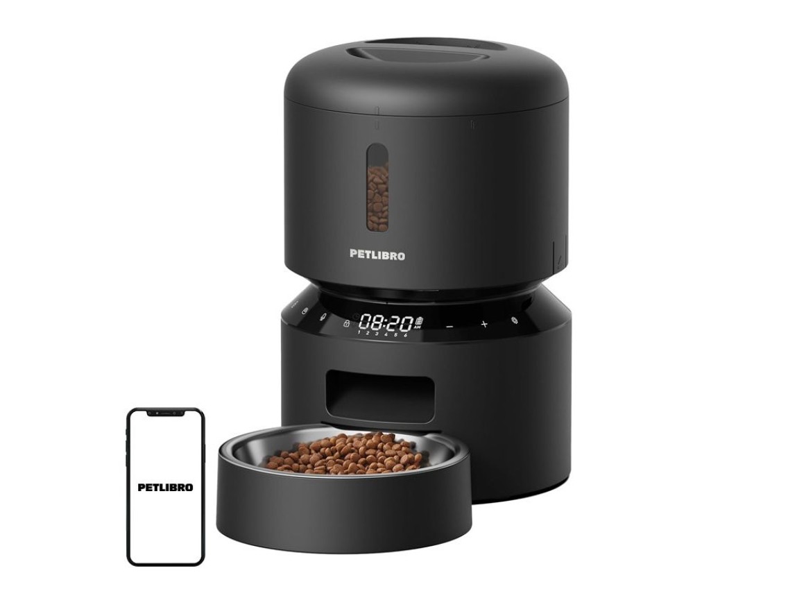 Dispensador de ração para animais de estimação PETLIBRO Granary 3L (Preto)