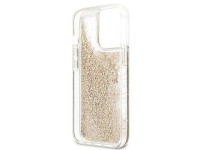 Capa Guess 4G Big Liquid Glitter para iPhone 13 Pro Max 6.7" - dourada Capa Guess 4G Big Liquid Glitter para iPhone 13 Pro Max 6.7" - dourada