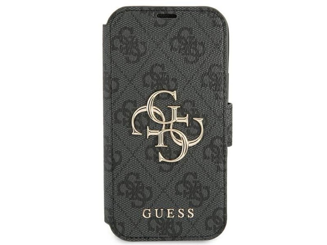 Guess GUBKP13X4GMGGR iPhone 13 Pro Max 6.7" cinza/cinza livro 4G Big Metal Logo