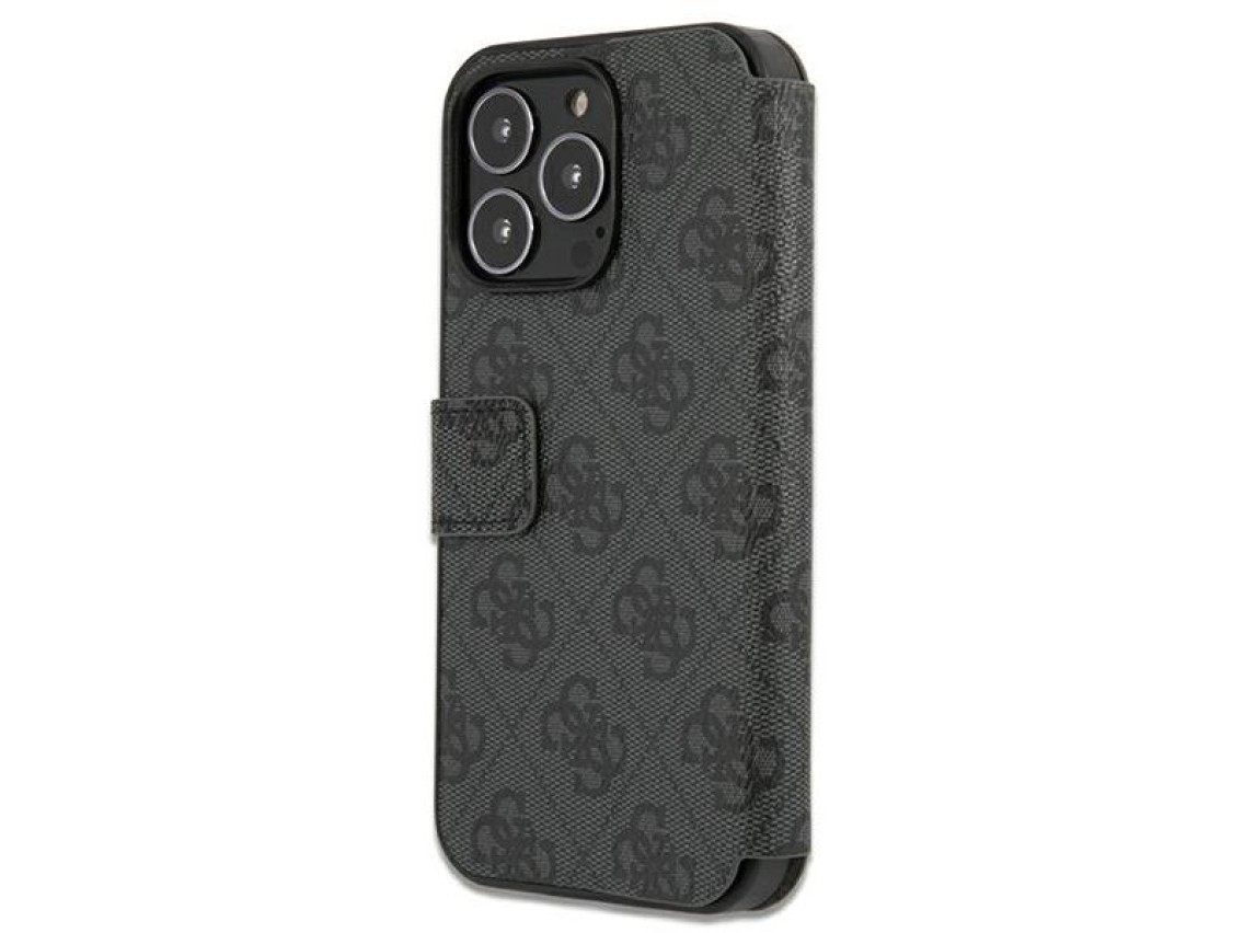 Guess GUBKP13X4GMGGR iPhone 13 Pro Max 6.7" cinza/cinza livro 4G Big Metal Logo