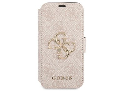 Guess GUBKP13X4GMGPI iPhone 13 Pro Max 6.7" pink/pink book 4G Big Metal Logo Guess GUBKP13X4GMGPI iPhone 13 Pro Max 6.7" pink/pink book 4G Big Metal Logo