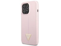 Capa triangular de silicone Guess para iPhone 13 Pro / 13 6.1" - Roxa