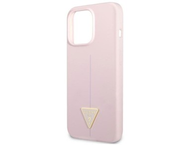 Guess Silicone Triangle Case for iPhone 13 Pro / 13 6.1" - Purple