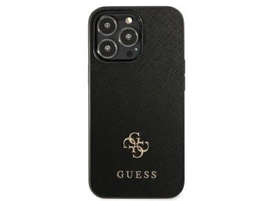 Guess Saffiano 4G Small Metal Logo case for iPhone 13 Pro / 13 6.1" - black Guess Saffiano 4G Small Metal Logo case for iPhone 13 Pro / 13 6.1" - black