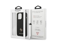 Guess Saffiano 4G Small Metal Logo case for iPhone 13 Pro / 13 6.1" - black