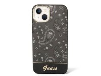Capa Guess Bandana Paisley para iPhone 14/15/13 de 6,1" - Preta Capa Guess Bandana Paisley para iPhone 14/15/13 de 6,1" - Preta