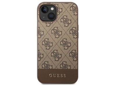Guess 4G Stripe Collection Case for iPhone 14 Plus / 15 Plus 6.7" - Brown Guess 4G Stripe Collection Case for iPhone 14 Plus / 15 Plus 6.7" - Brown