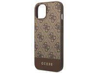 Guess 4G Stripe Collection Case for iPhone 14 Plus / 15 Plus 6.7" - Brown Guess 4G Stripe Collection Case for iPhone 14 Plus / 15 Plus 6.7" - Brown