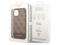 Guess 4G Stripe Collection Case for iPhone 14 Plus / 15 Plus 6.7" - Brown Guess 4G Stripe Collection Case for iPhone 14 Plus / 15 Plus 6.7" - Brown