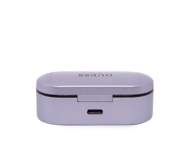 Fones de ouvido Bluetooth Guess GUTWST31EU TWS + base de carregamento roxo/roxo Fones de ouvido Bluetooth Guess GUTWST31EU TWS + base de carregamento roxo/roxo