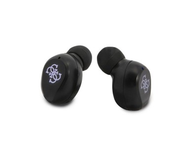 Fones de ouvido Bluetooth Guess GUTWST31EU TWS + base de carregamento roxo/roxo Fones de ouvido Bluetooth Guess GUTWST31EU TWS + base de carregamento roxo/roxo
