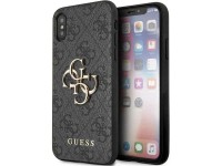 Guess 4G Big Metal Logo iPhone X/XS Case - Gray Guess 4G Big Metal Logo iPhone X/XS Case - Gray