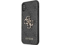 Guess 4G Big Metal Logo iPhone X/XS Case - Gray Guess 4G Big Metal Logo iPhone X/XS Case - Gray