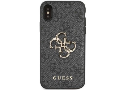 Guess 4G Big Metal Logo iPhone X/XS Case - Gray Guess 4G Big Metal Logo iPhone X/XS Case - Gray