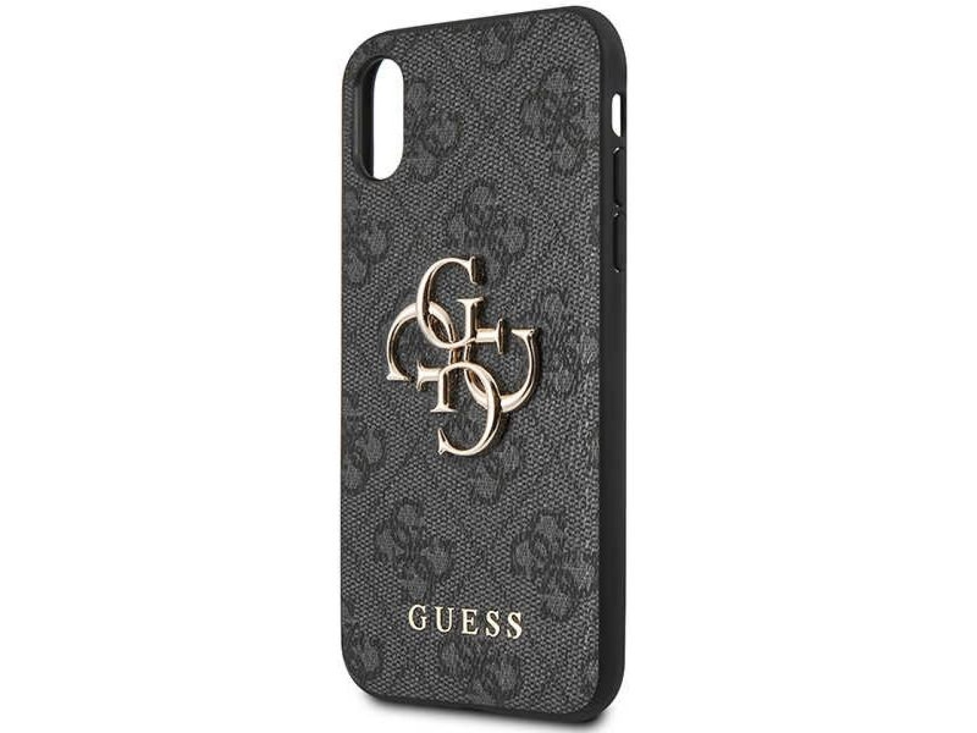 Guess 4G Big Metal Logo iPhone X/XS Case - Gray