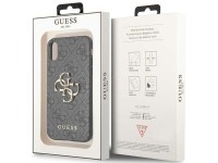 Guess 4G Big Metal Logo iPhone X/XS Case - Gray Guess 4G Big Metal Logo iPhone X/XS Case - Gray