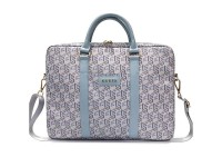 Bolsa Guess GCube Stripes para laptop de 16" - azul