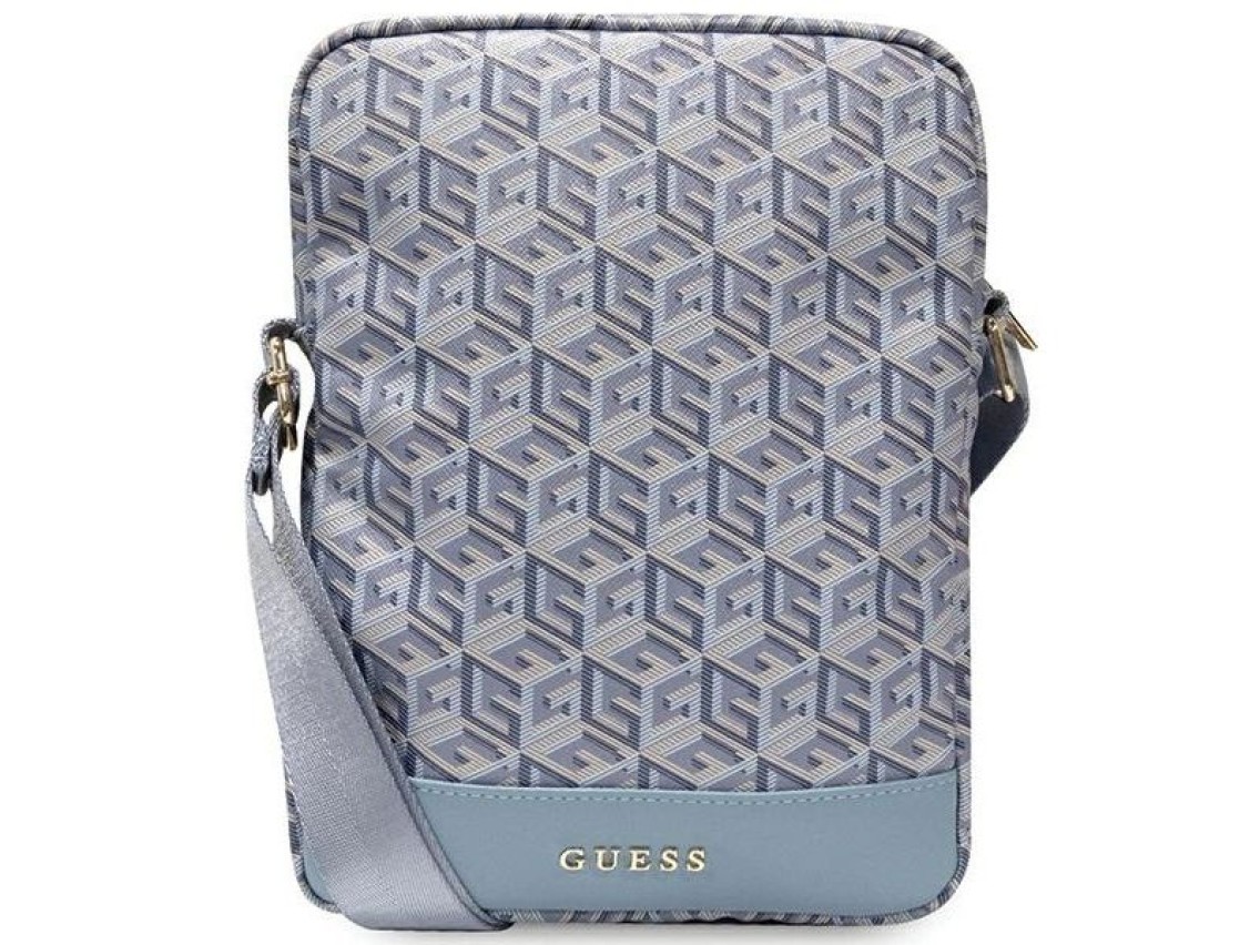 Bolsa para tablet Guess GCube Stripe para tablets de 10 polegadas - azul