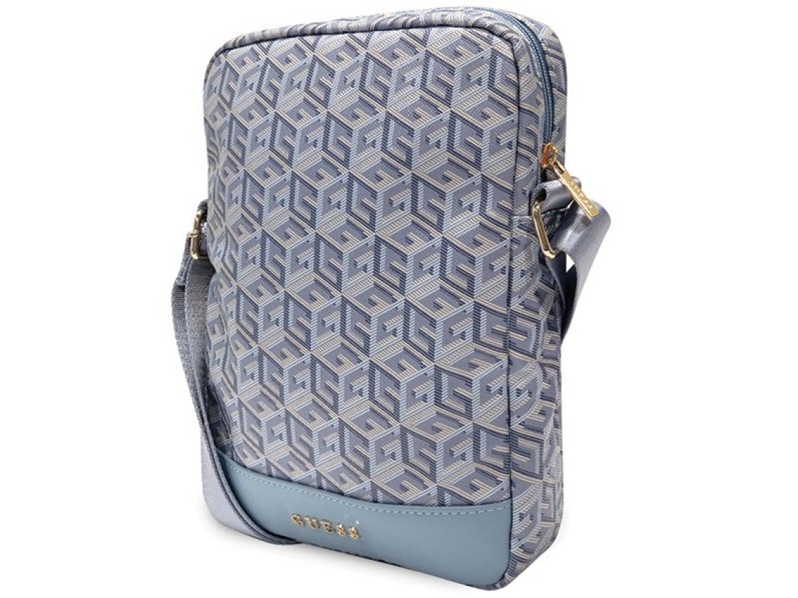 Bolsa para tablet Guess GCube Stripe para tablets de 10 polegadas - azul