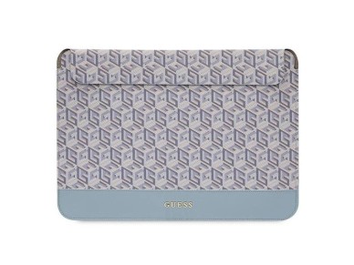 Capa Guess GCube Stripes para laptop de 16" - azul