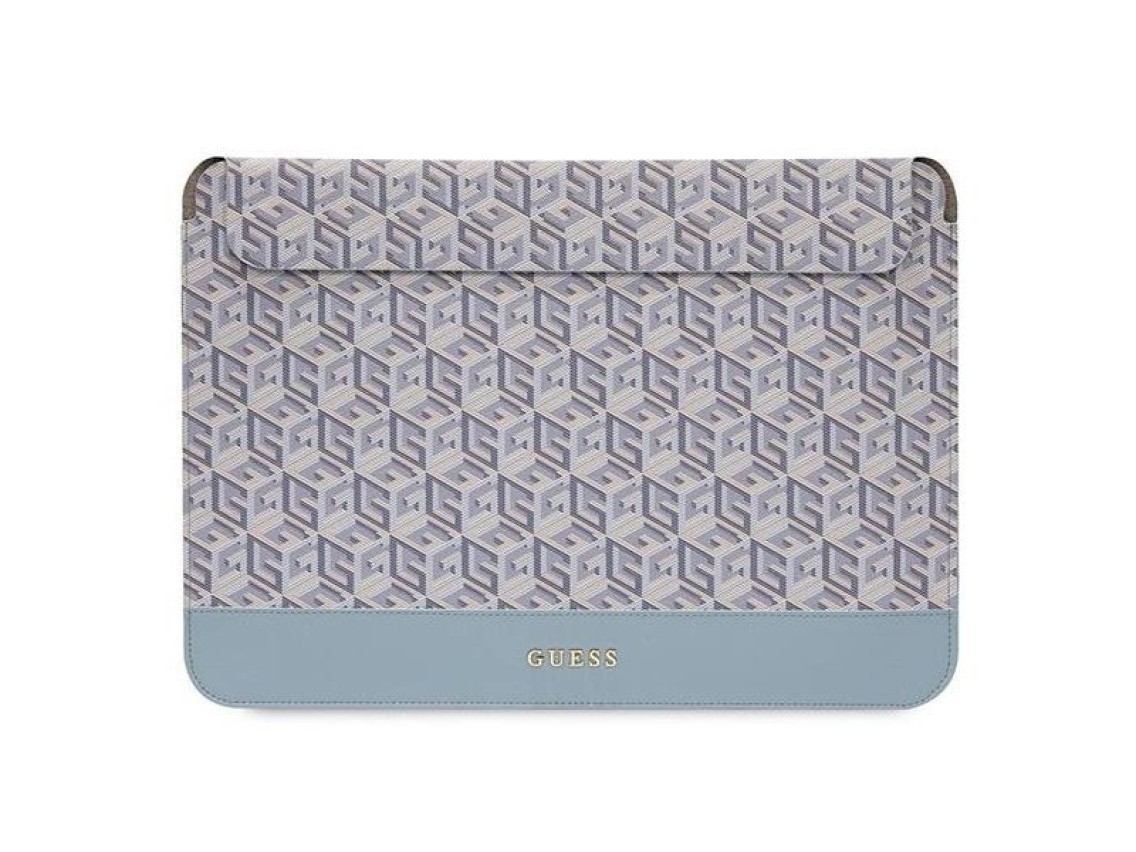 Capa Guess GCube Stripes para laptop de 16" - azul