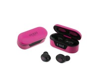 Fones de ouvido Bluetooth Guess GUTWST31EM TWS + base de carregamento magenta