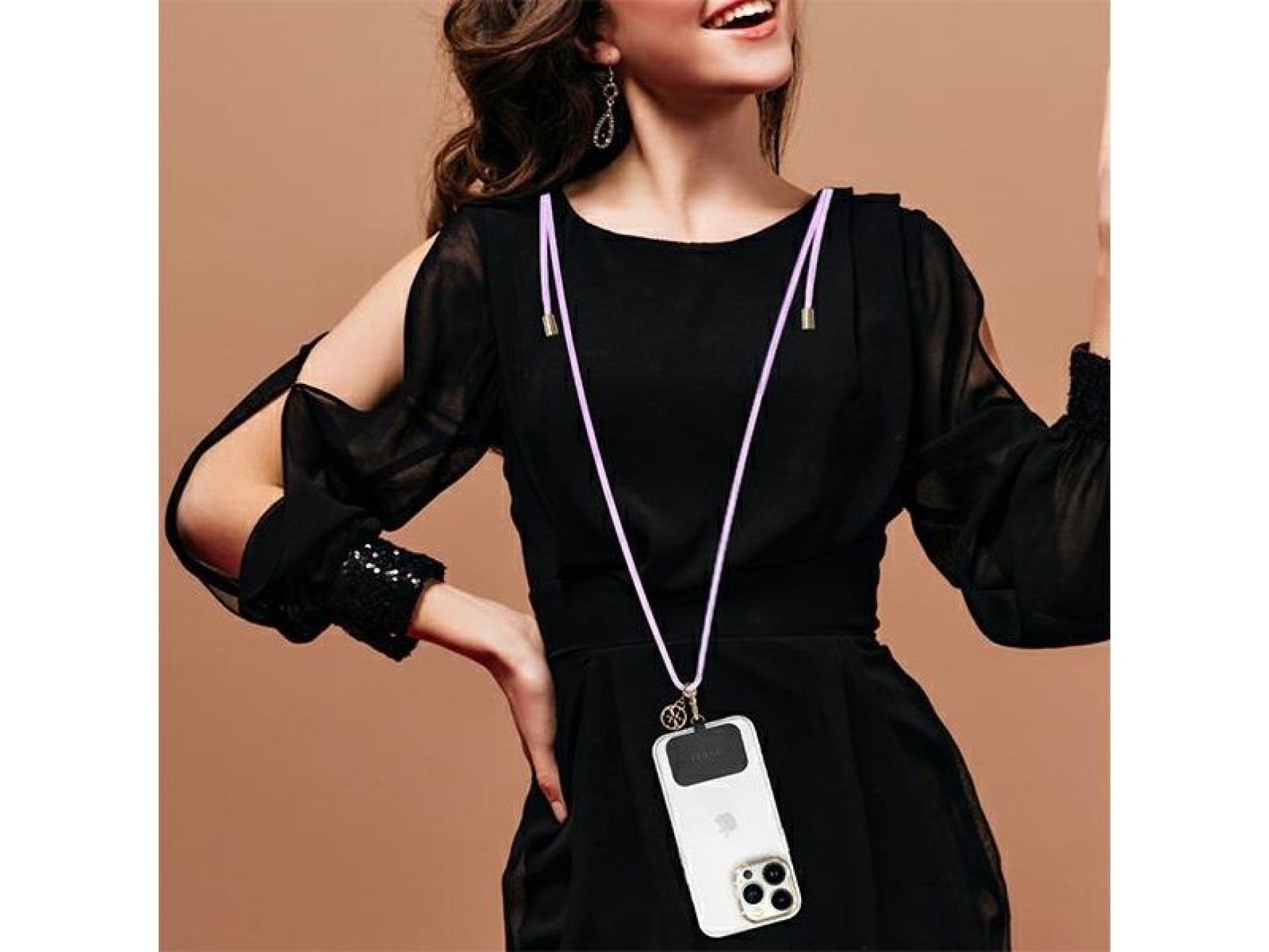 Alça para celular Guess CBDY Cord - lilás