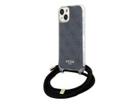 Guess Crossbody Cord 4G Print Case for iPhone 15/14/13 - Black Guess Crossbody Cord 4G Print Case for iPhone 15/14/13 - Black