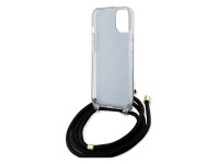 Guess Crossbody Cord 4G Print Case for iPhone 15/14/13 - Black Guess Crossbody Cord 4G Print Case for iPhone 15/14/13 - Black