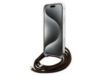 Guess Crossbody Cord 4G Print case for iPhone 15 / 14 / 13 - brown Guess Crossbody Cord 4G Print case for iPhone 15 / 14 / 13 - brown