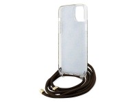 Guess Crossbody Cord 4G Print case for iPhone 15 / 14 / 13 - brown Guess Crossbody Cord 4G Print case for iPhone 15 / 14 / 13 - brown