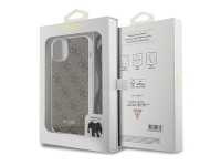 Guess Crossbody Cord 4G Print case for iPhone 15 / 14 / 13 - brown Guess Crossbody Cord 4G Print case for iPhone 15 / 14 / 13 - brown