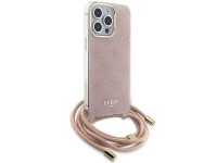 Guess Crossbody Cord 4G Print case for iPhone 15 Pro - pink Guess Crossbody Cord 4G Print case for iPhone 15 Pro - pink