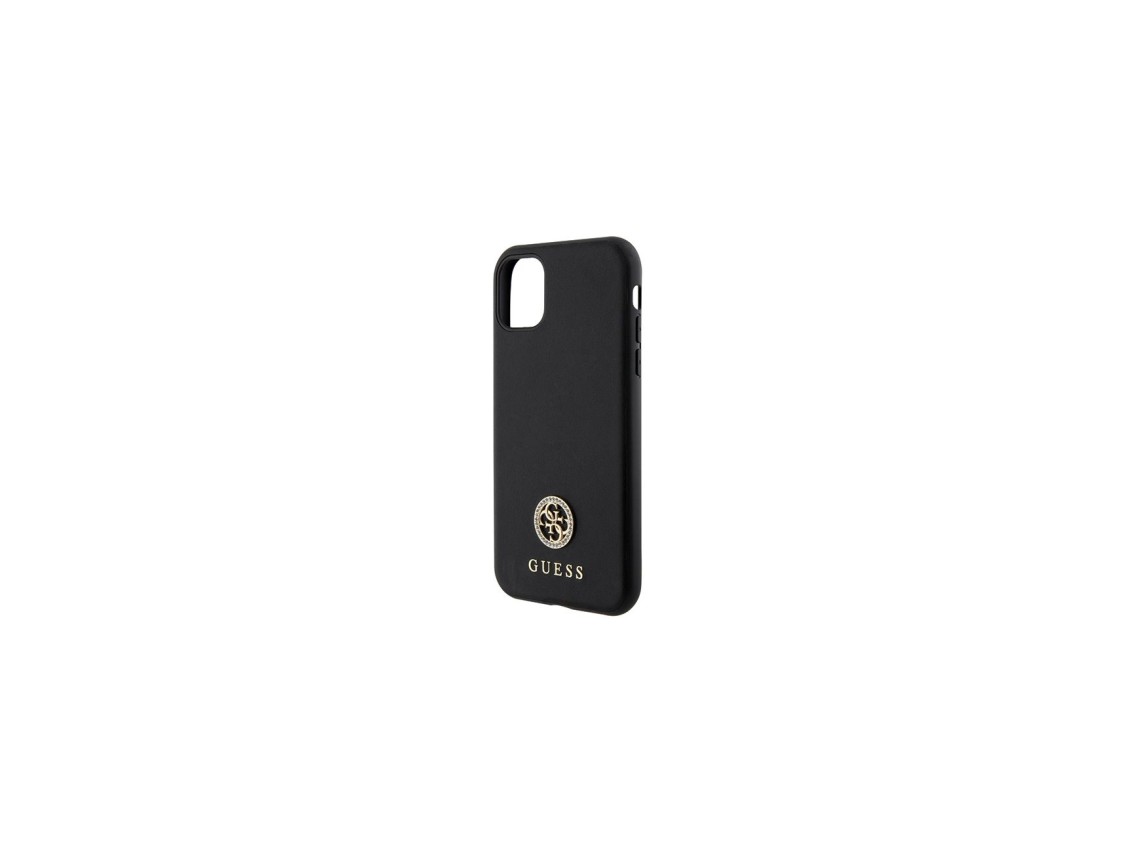 Funda Guess Strass Metal Logo para iPhone 11 / XR de 6.1" - Negra