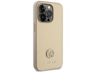 Guess GUHCP15LPS4DGPD iPhone 15 Pro 6.1" gold/gold hardcase Strass Metal Logo Guess GUHCP15LPS4DGPD iPhone 15 Pro 6.1" gold/gold hardcase Strass Metal Logo