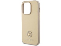 Guess GUHCP15LPS4DGPD iPhone 15 Pro 6.1" gold/gold hardcase Strass Metal Logo Guess GUHCP15LPS4DGPD iPhone 15 Pro 6.1" gold/gold hardcase Strass Metal Logo