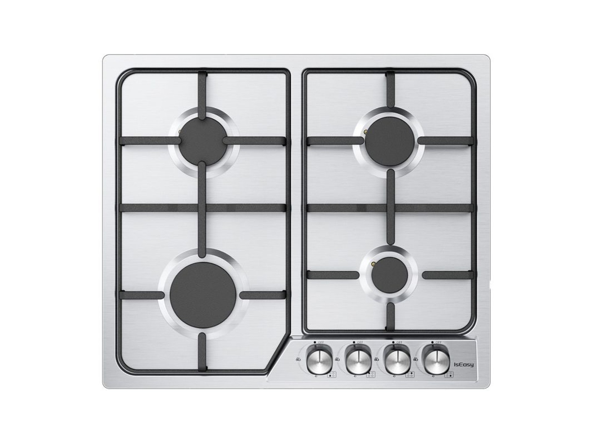 Fogão a gás ISEASY MGBG-604C com 4 queimadores