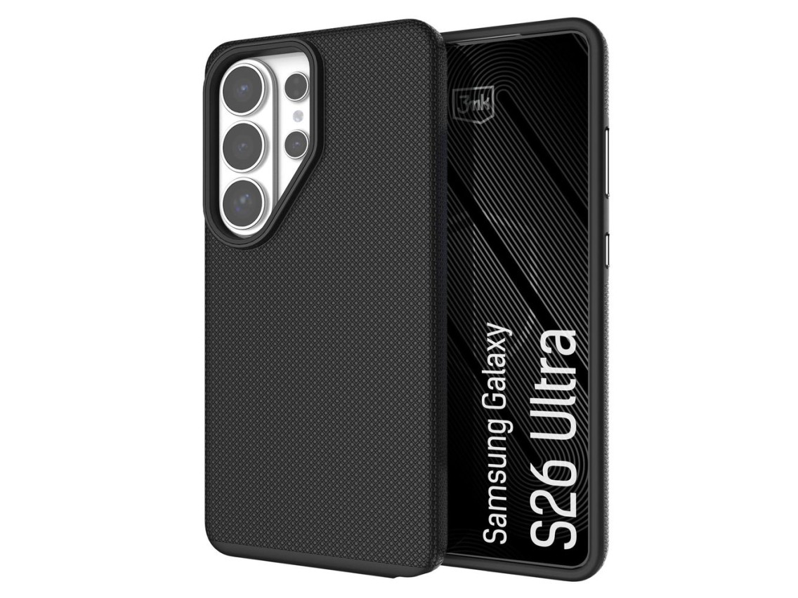 Funda 3mk Fortis MagCase para Samsung Galaxy S26 Ultra - negra
