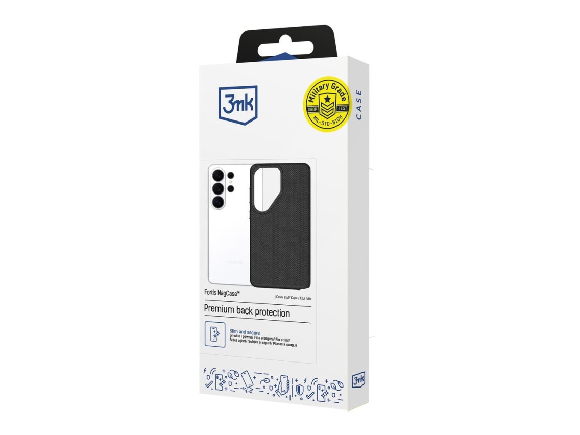 Funda 3mk Fortis MagCase para Samsung Galaxy S26 Ultra - negra
