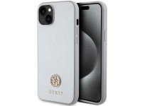 Guess GUHCP15MPS4DGPS iPhone 15 Plus 6.7" silver/silver hardcase Strass Metal Logo