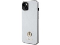 Guess GUHCP15MPS4DGPS iPhone 15 Plus 6.7" silver/silver hardcase Strass Metal Logo