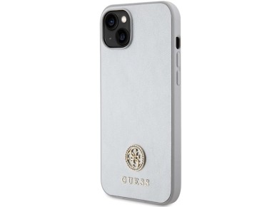Guess GUHCP15MPS4DGPS iPhone 15 Plus 6.7" silver/silver hardcase Strass Metal Logo