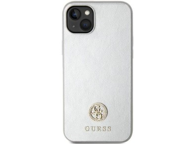 Guess GUHCP15MPS4DGPS iPhone 15 Plus 6.7" silver/silver hardcase Strass Metal Logo