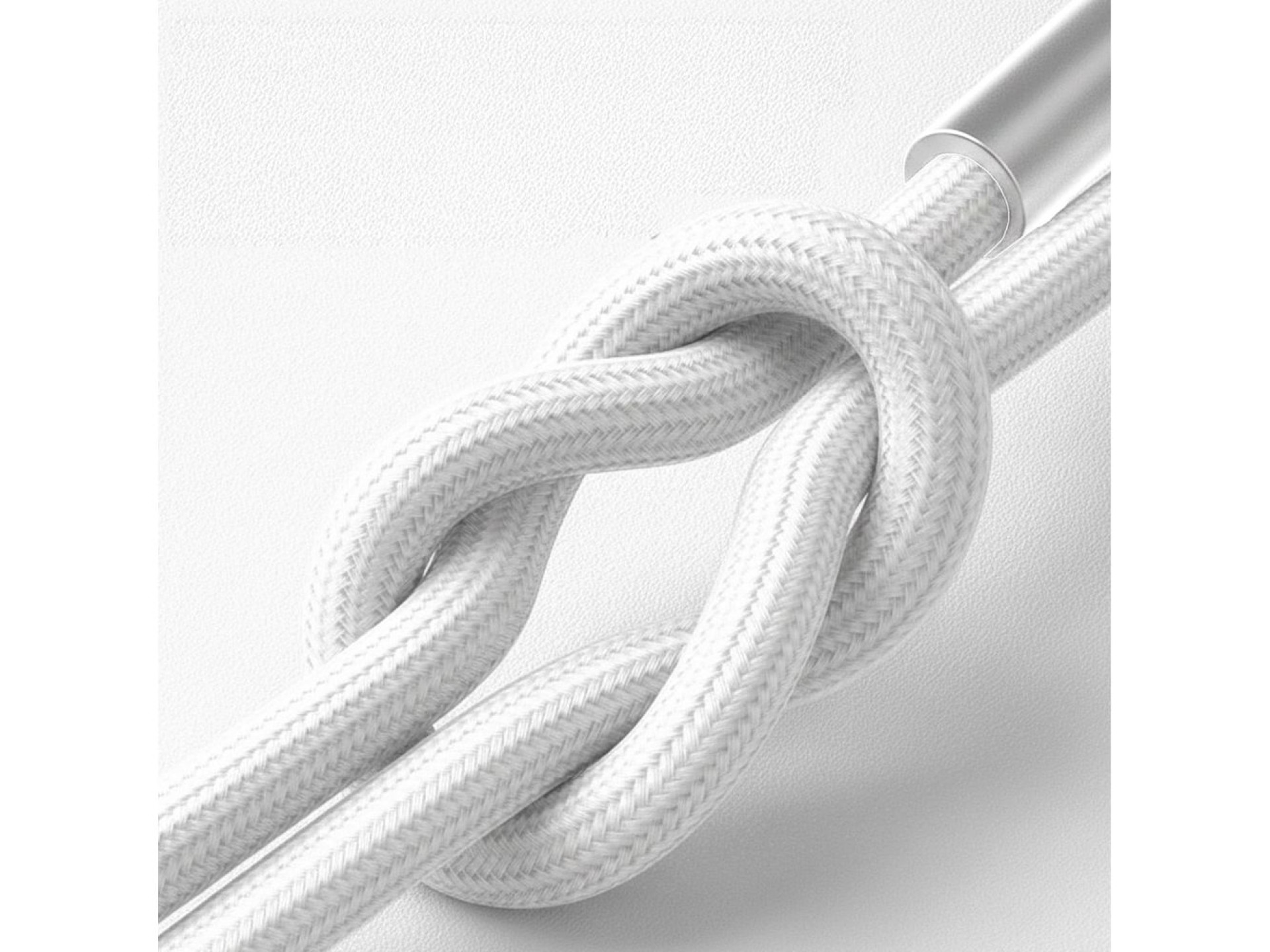 3mk Hyper Cable N-SERIES USB-A / Lightning 1m QC 3.0 5V/2.4A 12W - white