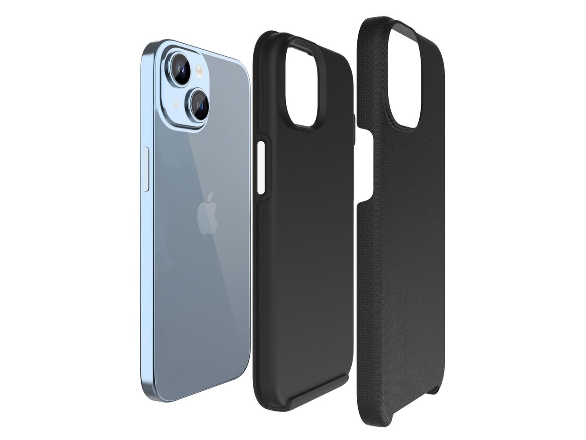Capa 3mk Fortis MagCase para iPhone 15 - preta