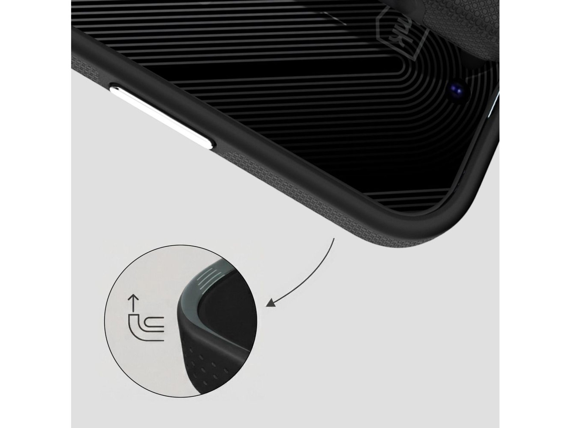 Capa 3mk Fortis MagCase para iPhone 15 - preta